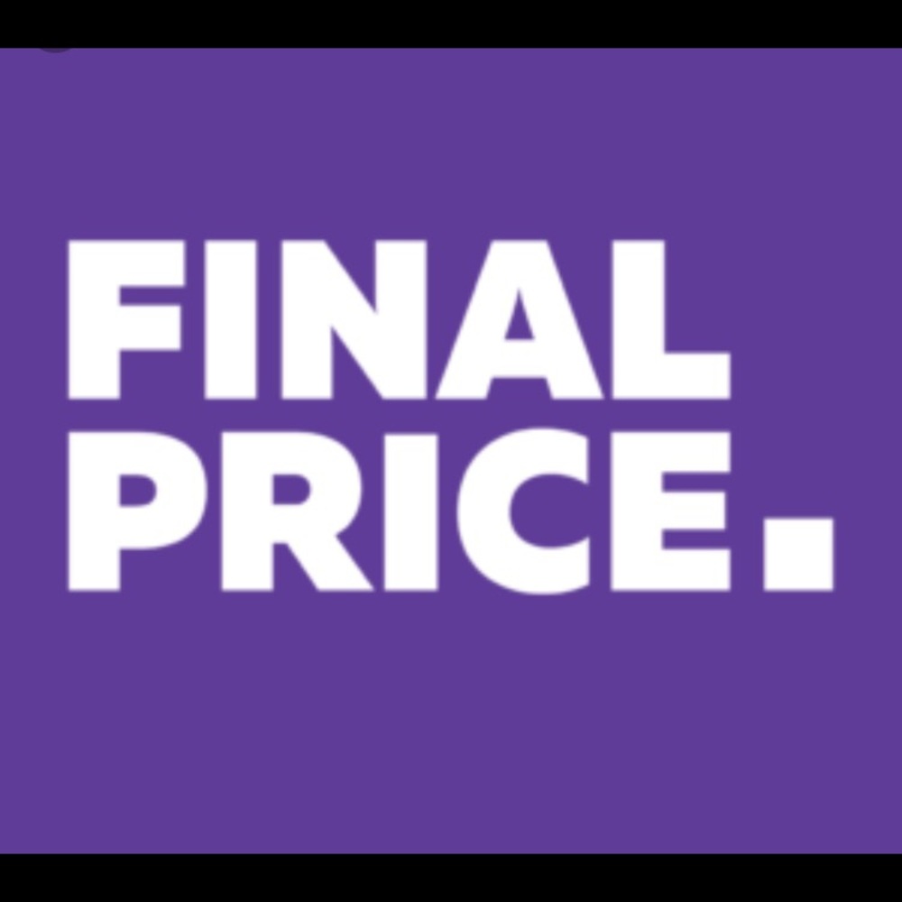 All pricing is final!